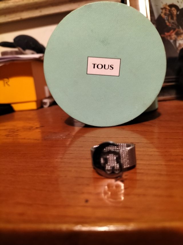 Conjunto Tous auténtico de pulsera y anillo nuevos