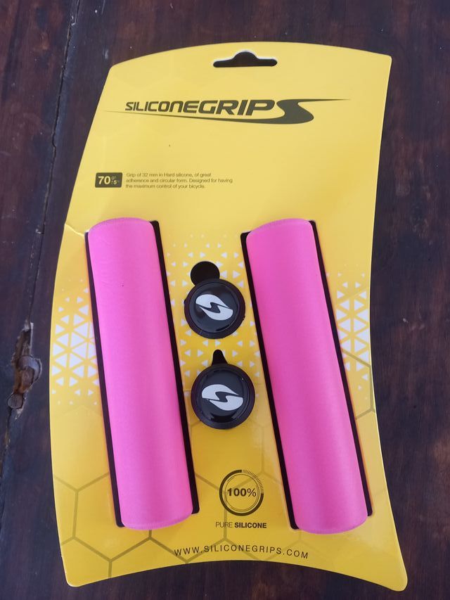 Punhos Siliconegrips Rosa