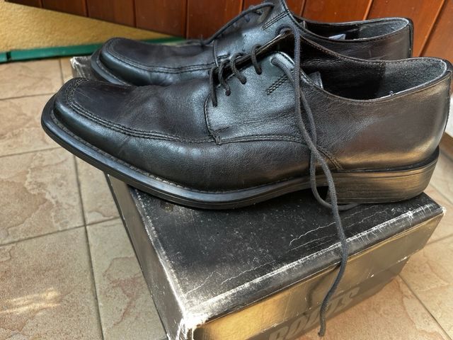 Scarpe eleganti uomo nere tg 41 modello roots