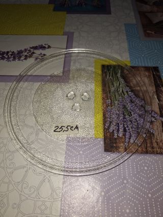 Plato microondas 25,5Cm original