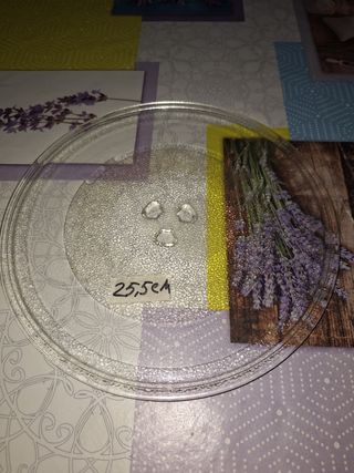Plato microondas 25,5Cm original