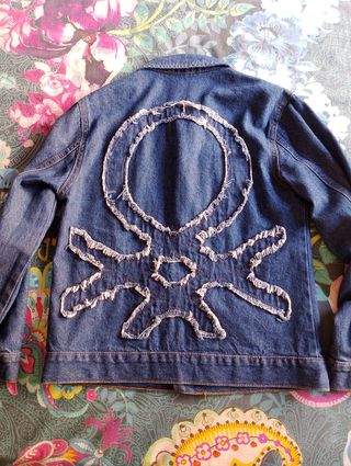 Chaqueta de niño vaquera Benetton.