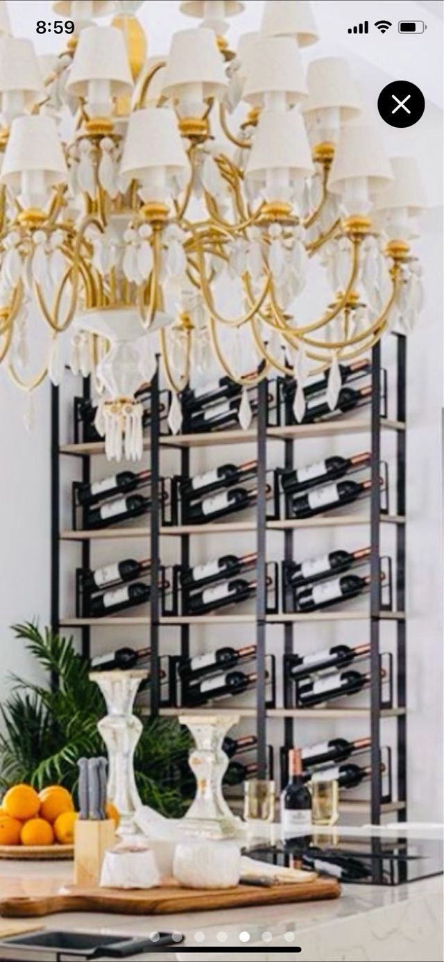 Recién rebajado 50% Vinoteca a estrenar-de diseño