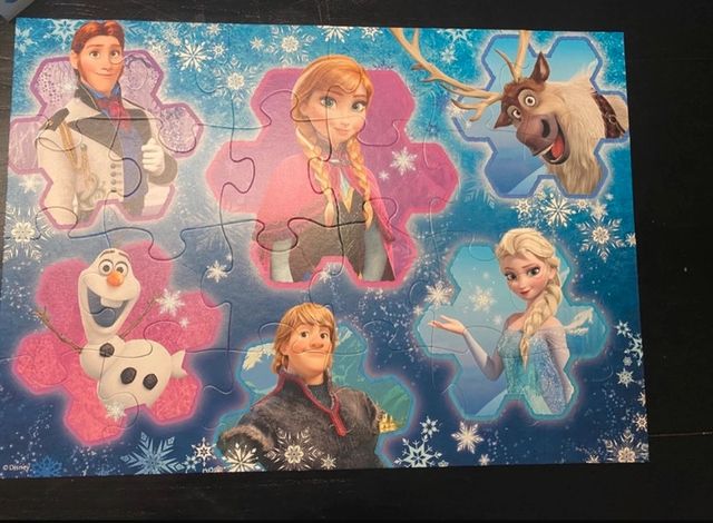Puzzle pezzi giganti Frozen
