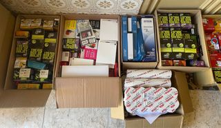 Lote Cartuchos, Toner, Cintas y papel termico