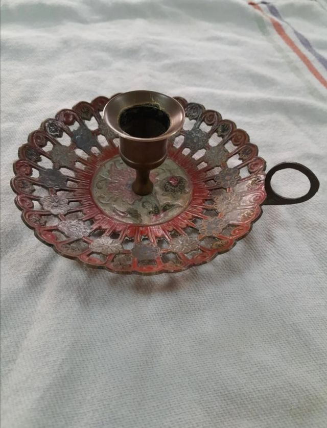 Candelabro de bronce