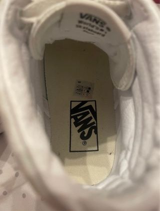 Vans Sk8-Hi Platform 2, blancas, Talla 37