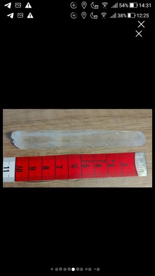 Set completo punte cristallo ialino.