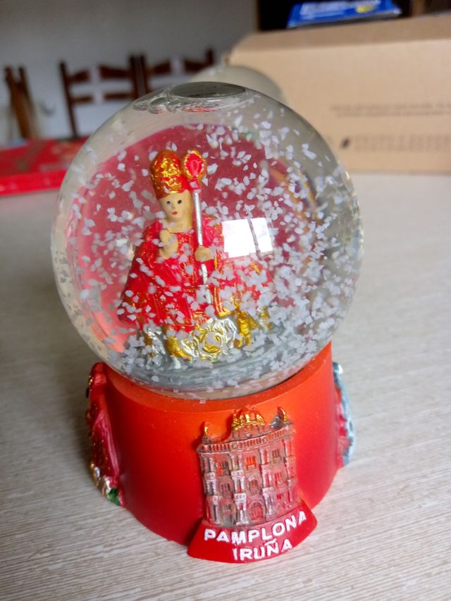 Esferas de nieve-San Fermín.