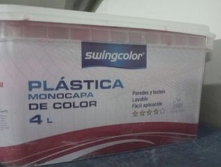 Pintura plástica 4l Swing color flamenco 