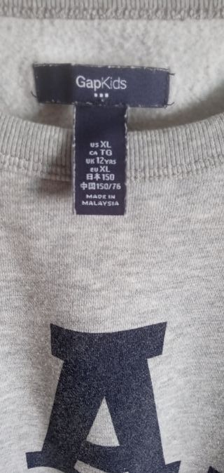 SUDADERA UNISEX marca GAP