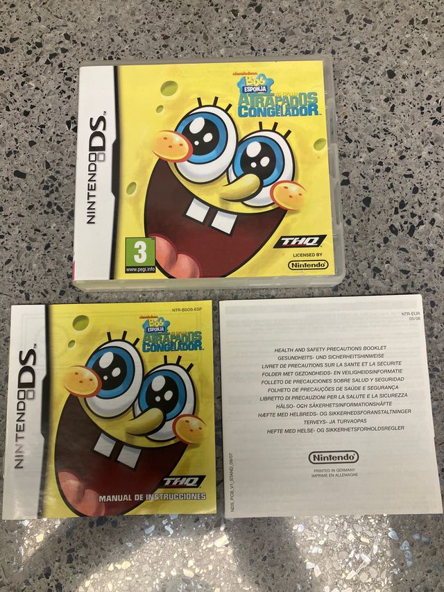 Lote 5 CAJAS de juegos Nintendo DS