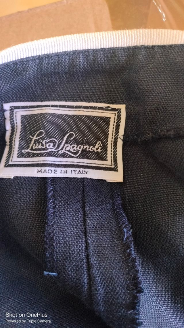 Vestito Luisa spagnoli t.M lino blu