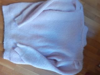 Jersey lana rosa talla M