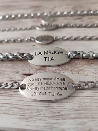 Pulseras acero/zamak