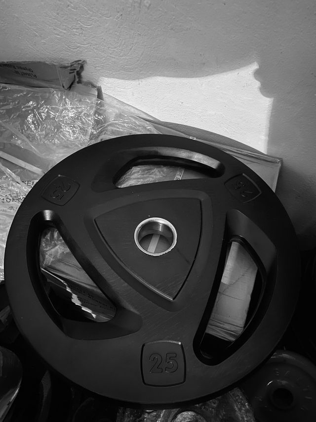 ✅ DISCOS OLIMPICOS 1.25/2.5/5/10/15/20/25KG 50MM