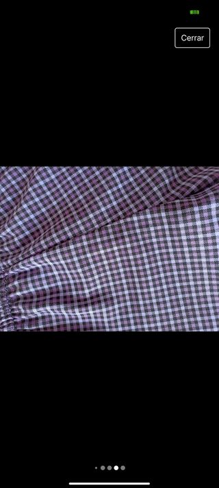 Skort de cuadros Bershka 💜