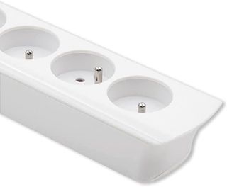 QOLTEC 50280 Multipresa 8 PRESE 1,8 M Bianco