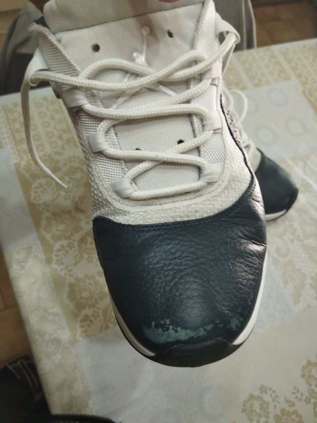 Scarpe Jordan bianche/ blu