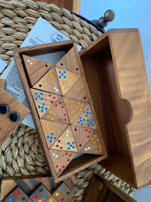 Set Juegos retro de madera