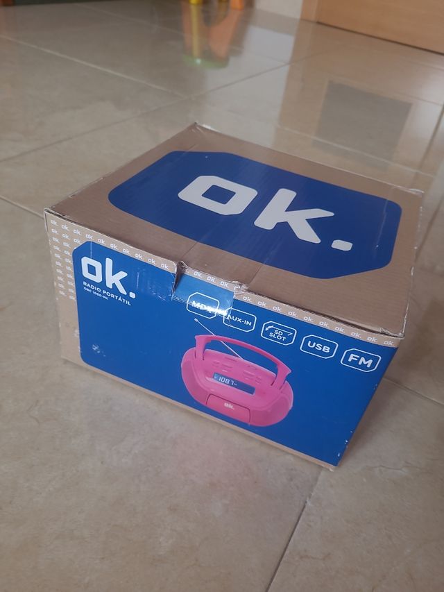 Radio portátil /reproductor usb