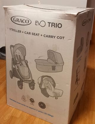 Graco Evo Trio - Juego de cochecito 3 en 1