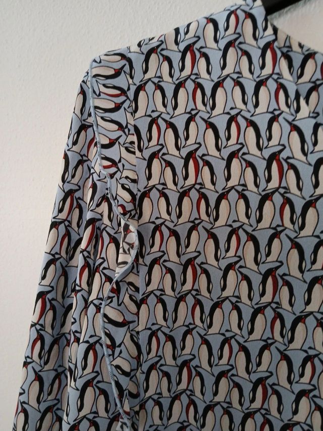 Maglia vintage fantasia seta donna