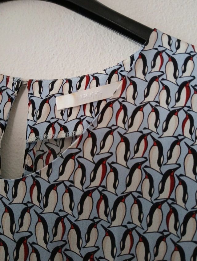 Maglia vintage fantasia seta donna