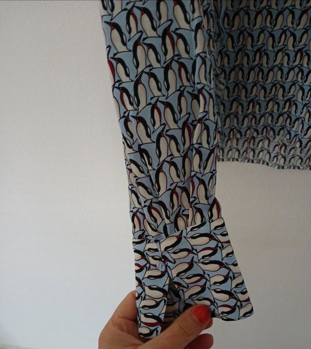 Maglia vintage fantasia seta donna