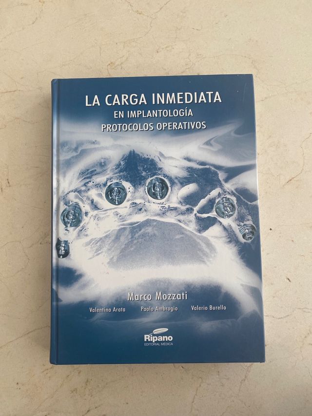 Libro la carga inmediata en implantología Mozzati