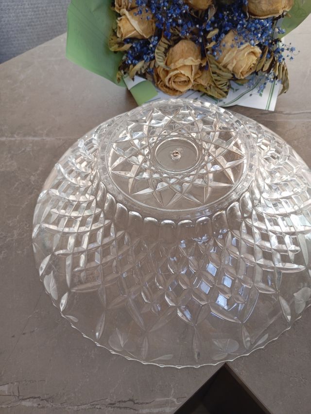 Centro tavolo:puro:crstallo