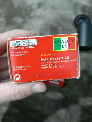 Rullino per macchina fotografica