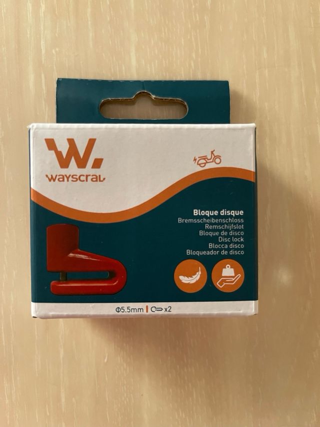 Nuevo Candado de disco antirrobo bloqueo