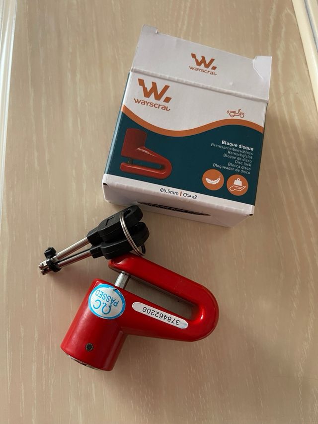 Nuevo Candado de disco antirrobo bloqueo