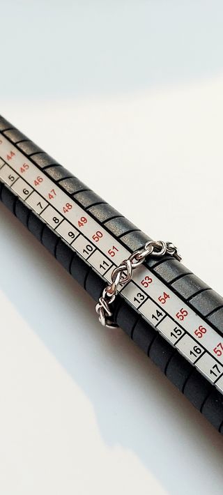 Anillo plata corazones anudados