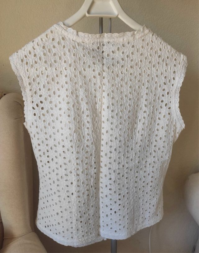 Blusa bordados 100% algodón