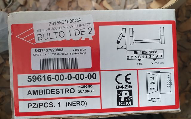 Manillas de barra contraincendios