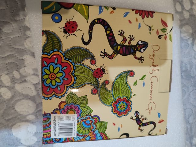 Plato Cerámica Colorido,Nuevo19 cmColgarDecoracion