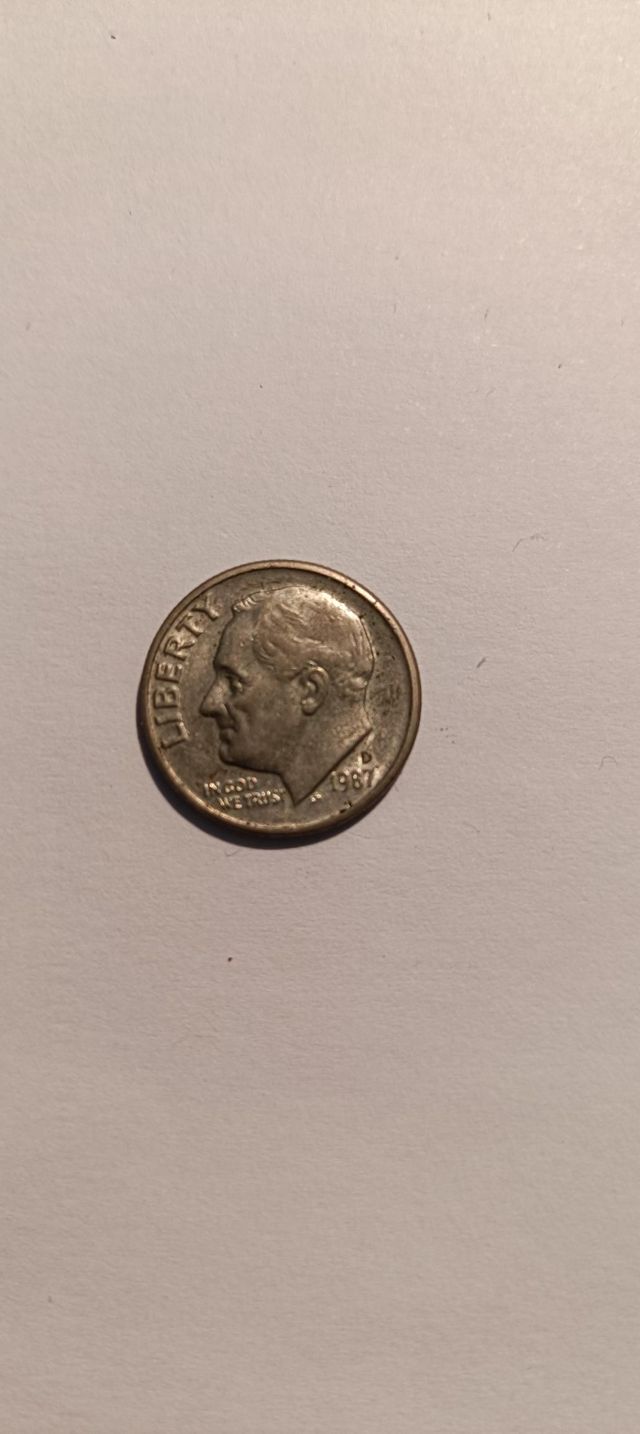 MONETA USA STATI UNITI 1 DIME 1987 S XX