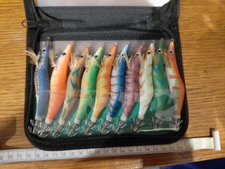 Lote de 10 señuelos de pesca sin estrenar 