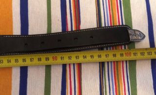 Cinturon con puntas metalicas.