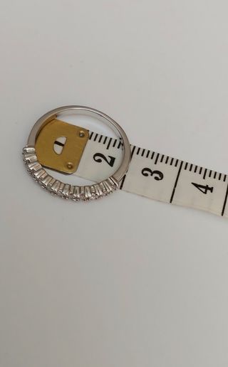 Anillo alianza plata finito