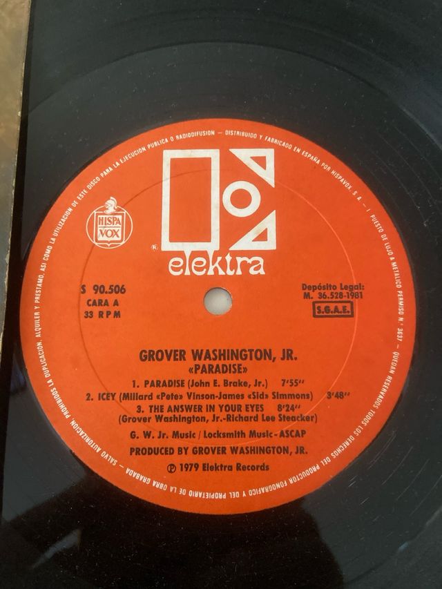 Grover Washington JR vinilo LP