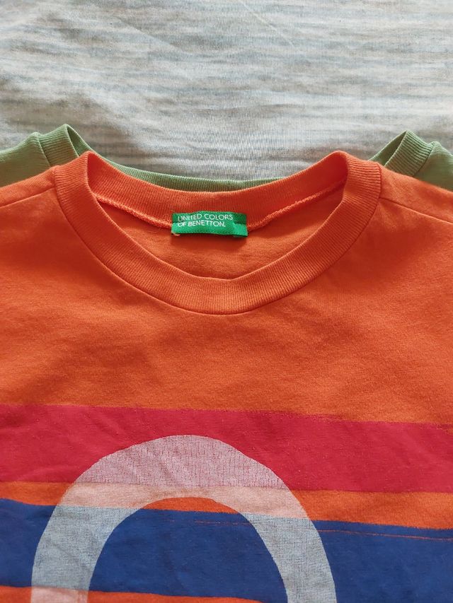Dos Camisetas niño Benetton 