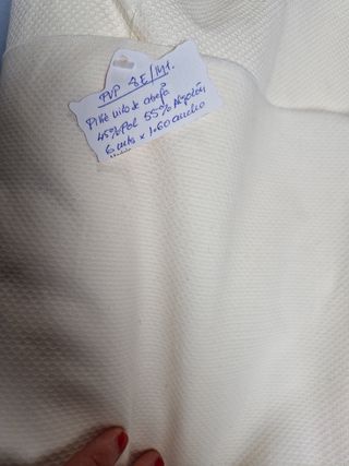 Retal/Tela piqué nido de abeja