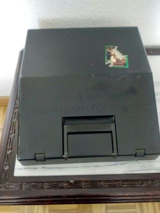 Máquina escribir Olivetti.
