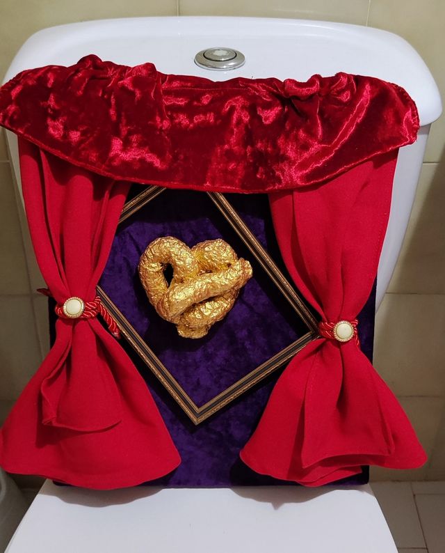 Obra de arte Teatro. Decoración upcycling