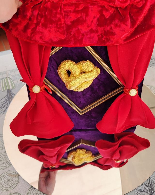 Obra de arte Teatro. Decoración upcycling