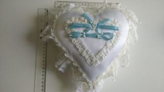 Cojín anillos de boda