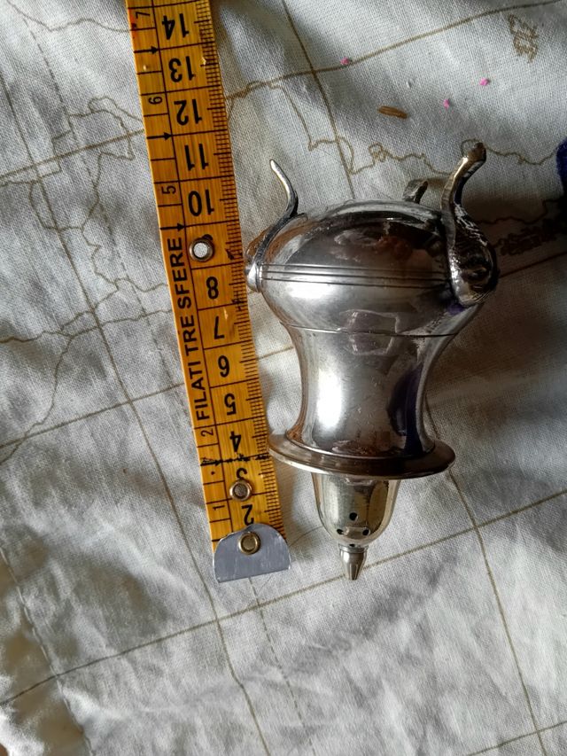 Porta sale e pepe set metallo argentato